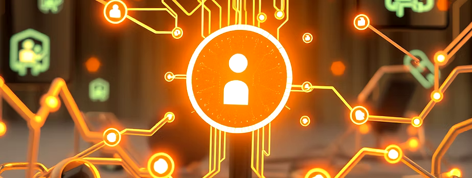 Enterprise AI network visualization